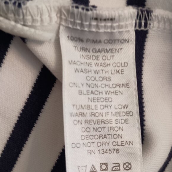 Vineyard Vines 1/4 Zip Stripe Pullover Girls L 16 - Picture 9 of 15